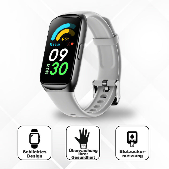 Medizinische Smartwatch Blutzucker Überwachung Echtzeit