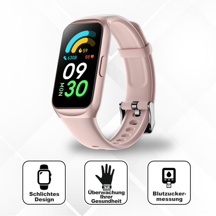 Medizinische Smartwatch Blutzucker Überwachung Echtzeit
