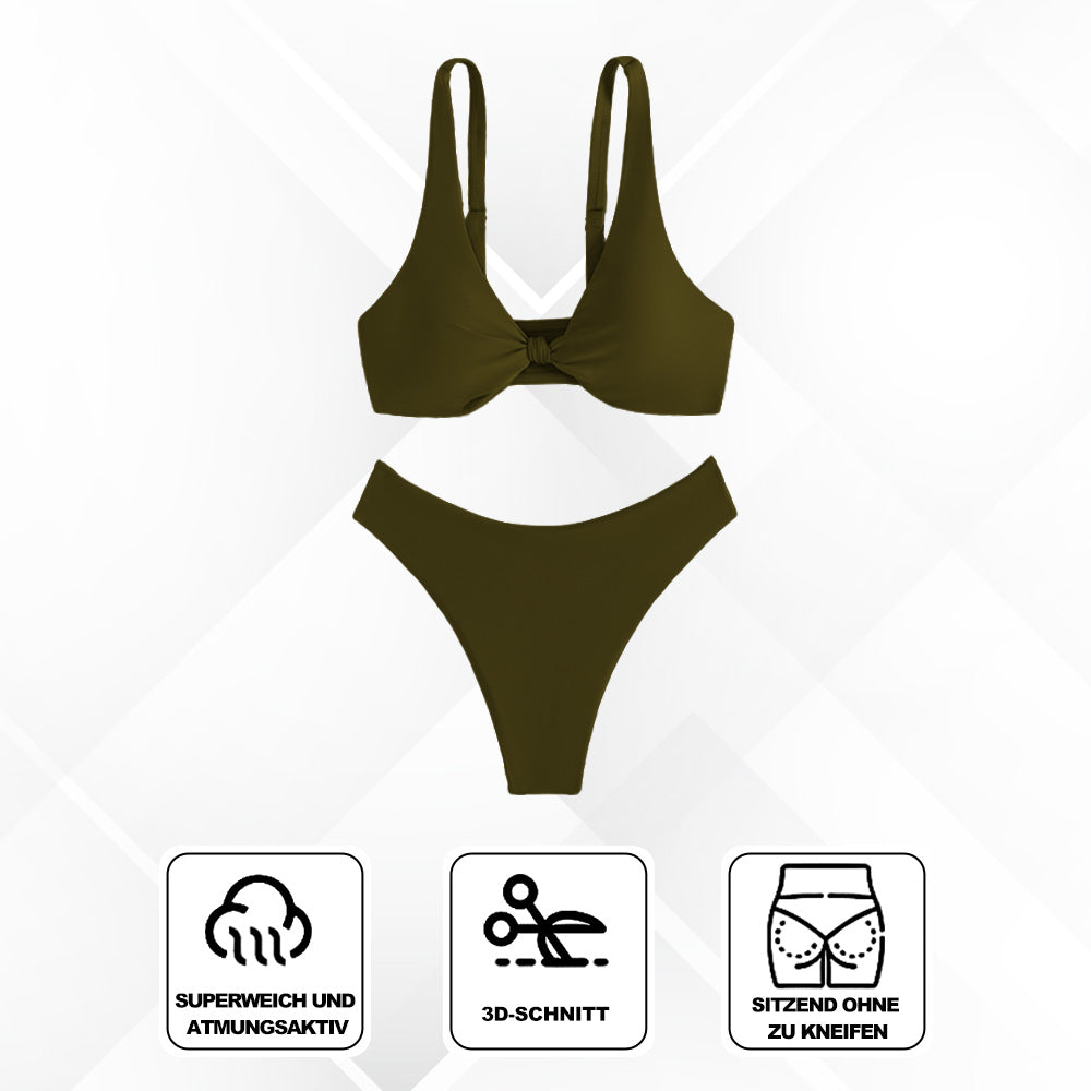 Push-Up Bikini Mit V-Ausschnitt Frauen