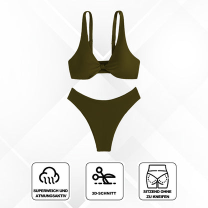 Push-Up Bikini Mit V-Ausschnitt Frauen