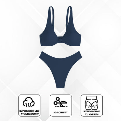 Push-Up Bikini Mit V-Ausschnitt Frauen