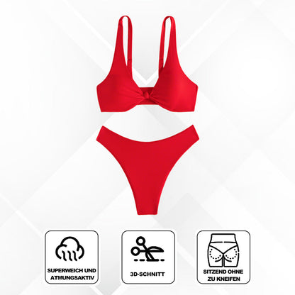 Push-Up Bikini Mit V-Ausschnitt Frauen