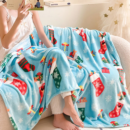 Weihnachts-Flanell-Decke, Weiches Geschenk für den Winter