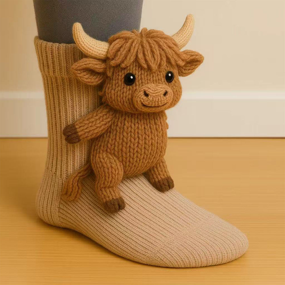Weiche Wollsocken für kalte Füße Unisex Einheitsgröße