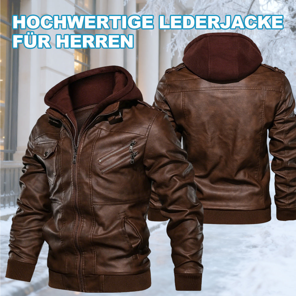 ThermoCore - Edle Lederjacke Herren Premium Qualität - IdealeKleiden