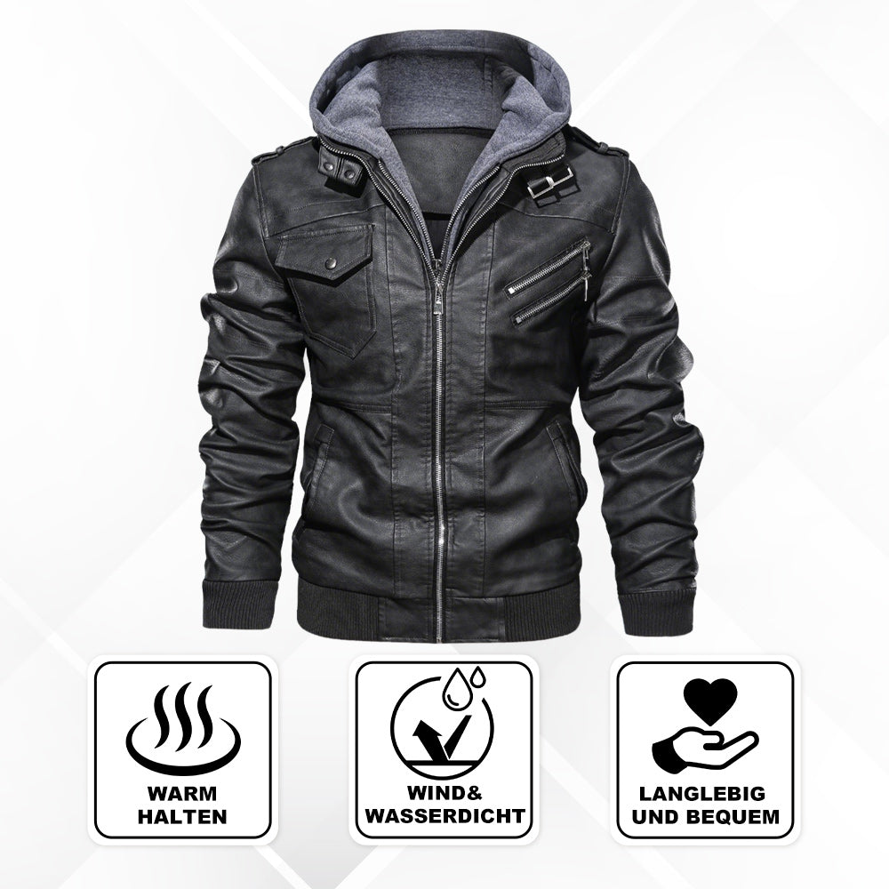 ThermoCore - Edle Lederjacke Herren Premium Qualität