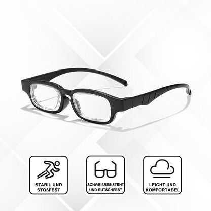 Lesebrille mit variabler Stärke +1 bis +4 Dioptrien