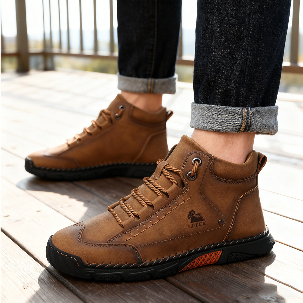 Komfortable Ergonomische Lederschuhe für Rückenentspannung - IdealeKleiden