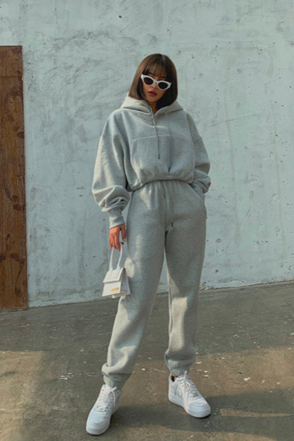 Damen Jogginganzug Vintage Style