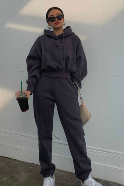 Damen Jogginganzug Vintage Style