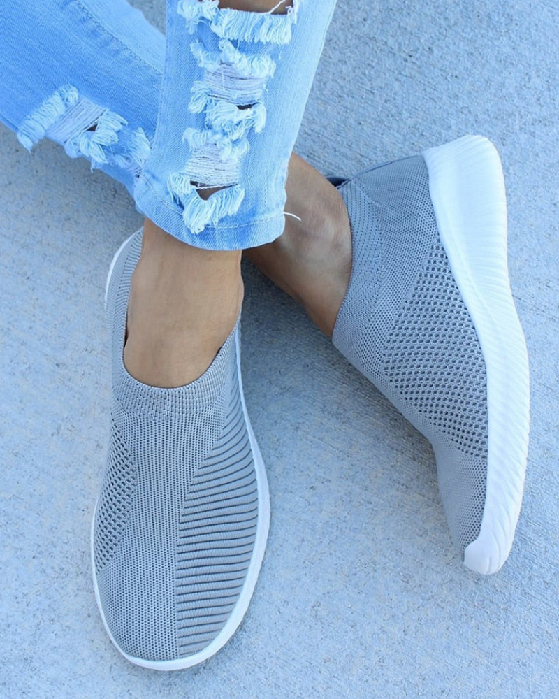 Damen Sneaker Bequem Luftdurchlässig
