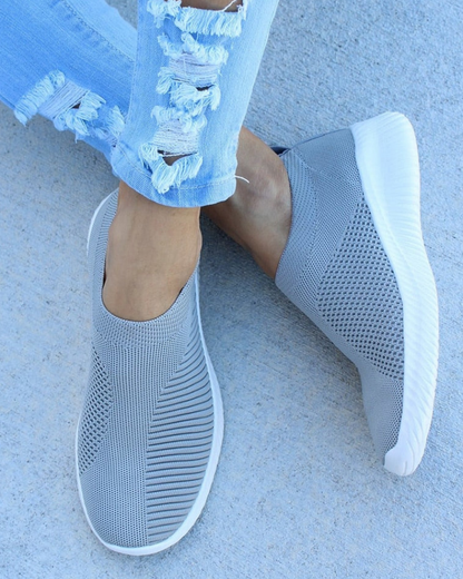 Damen Sneaker Bequem Luftdurchlässig