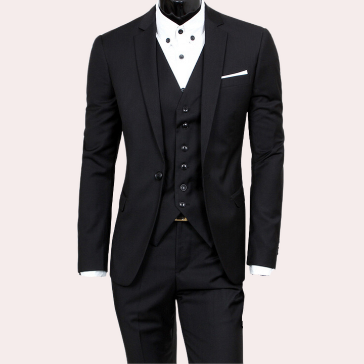 Herren Anzug Slim Fit Dreiteilig - IdealeKleiden