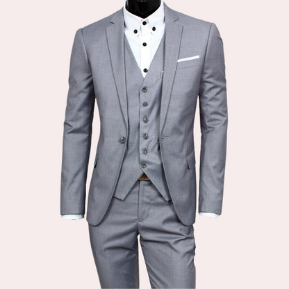 Herren Anzug Slim Fit Dreiteilig