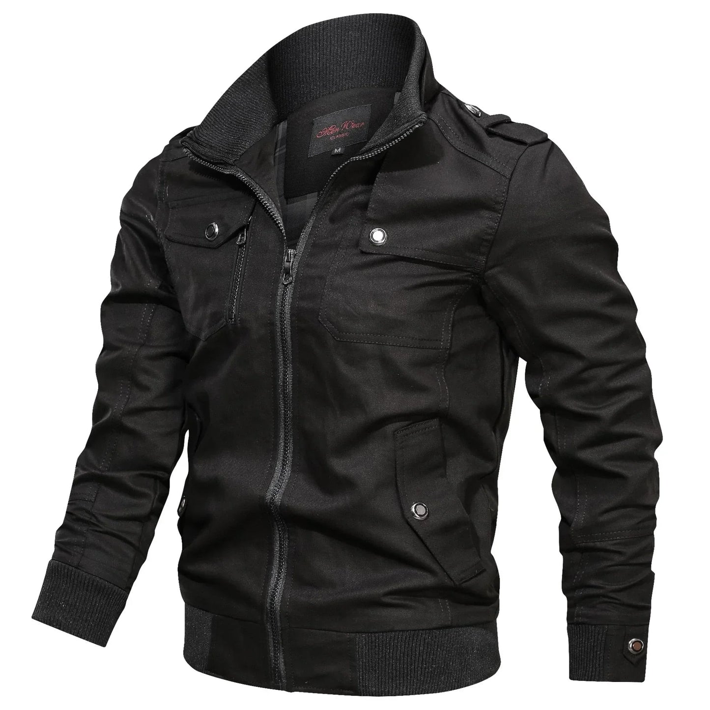 Herren Übergangsjacke Klassisch Stehkragen