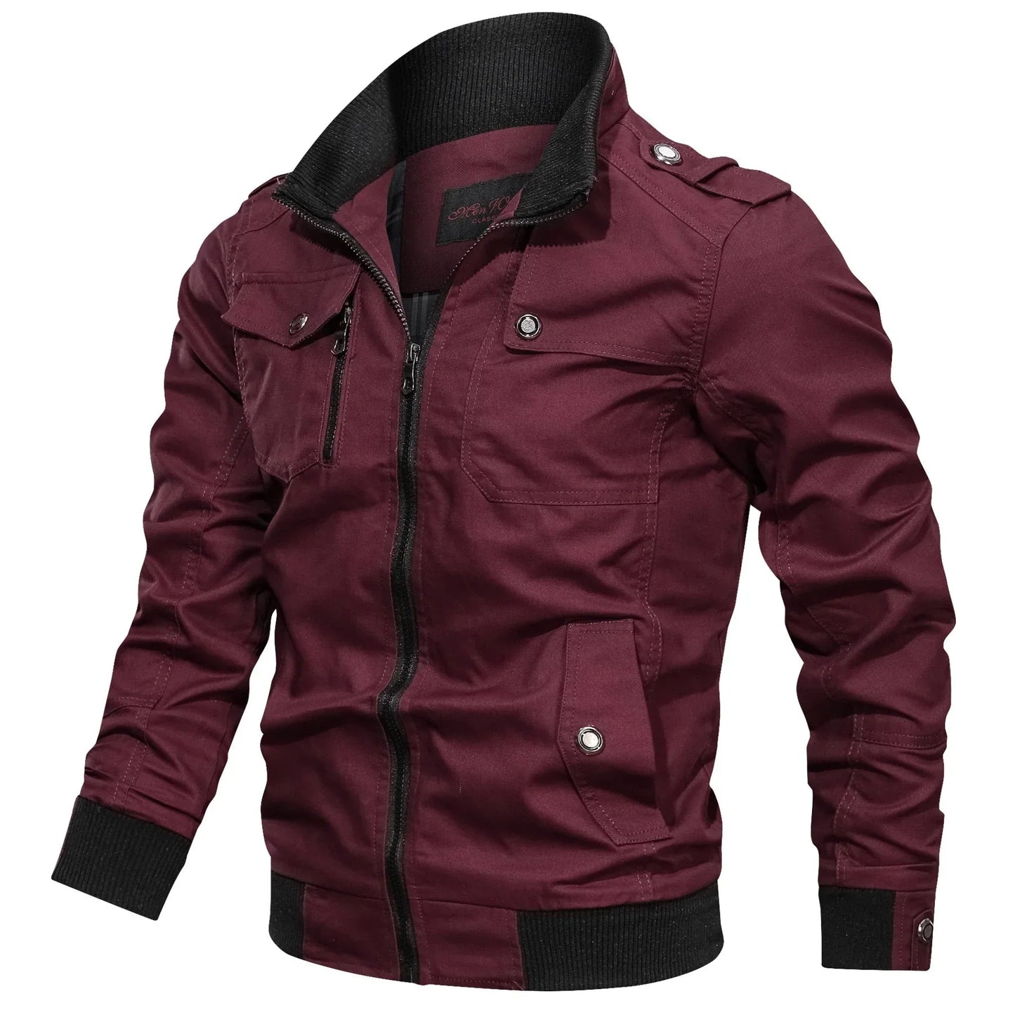 Herren Übergangsjacke Klassisch Stehkragen