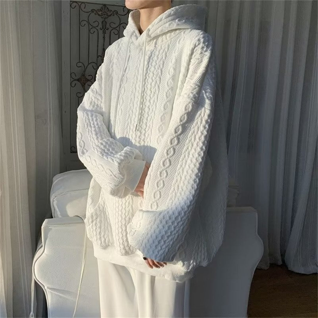 Große Oversized Hoodie Bequem - IdealeKleiden