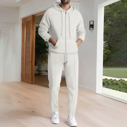 Herren Sportanzug Kapuze Freizeitlook
