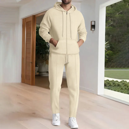 Herren Sportanzug Kapuze Freizeitlook
