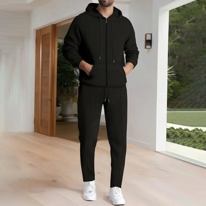 Herren Sportanzug Kapuze Freizeitlook - IdealeKleiden