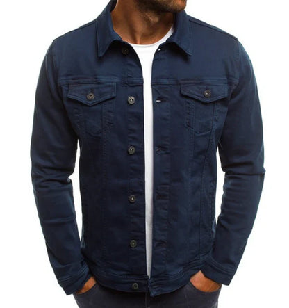 Exklusive Jeansjacke Frühling Trendy Design