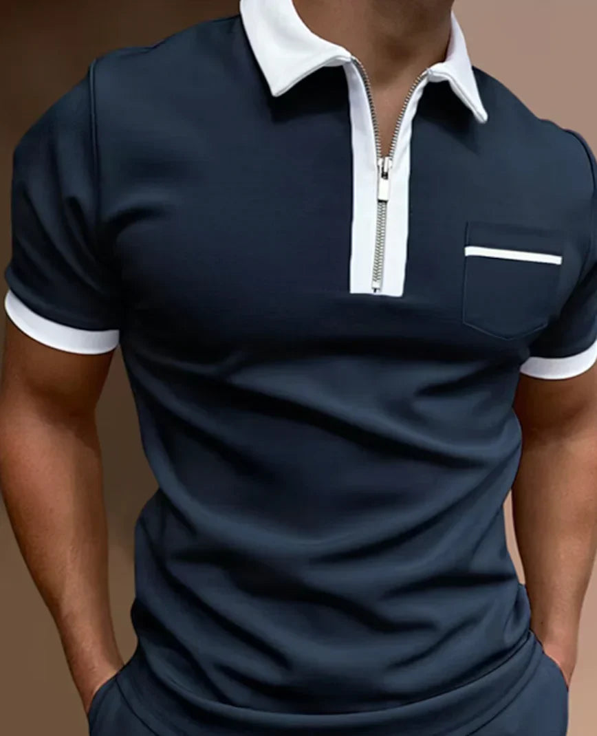 Herren Poloshirt Klassisch Elegant Design