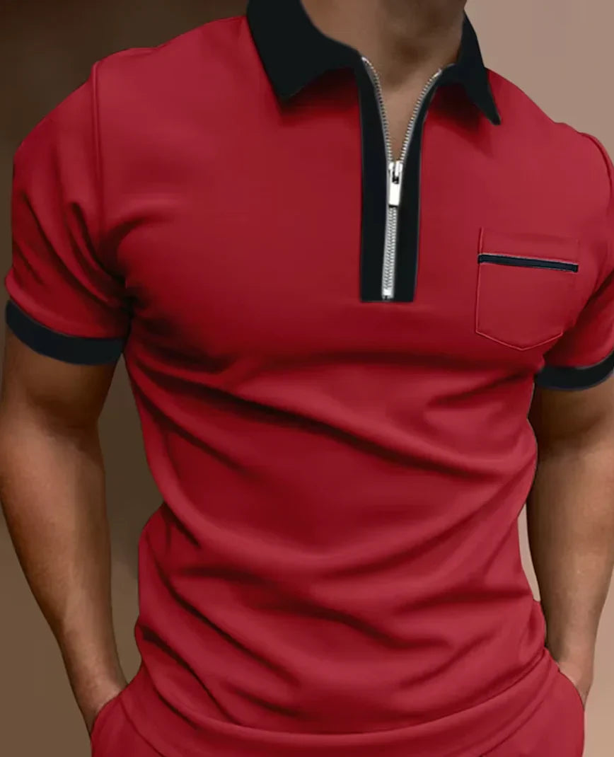 Herren Poloshirt Klassisch Elegant Design