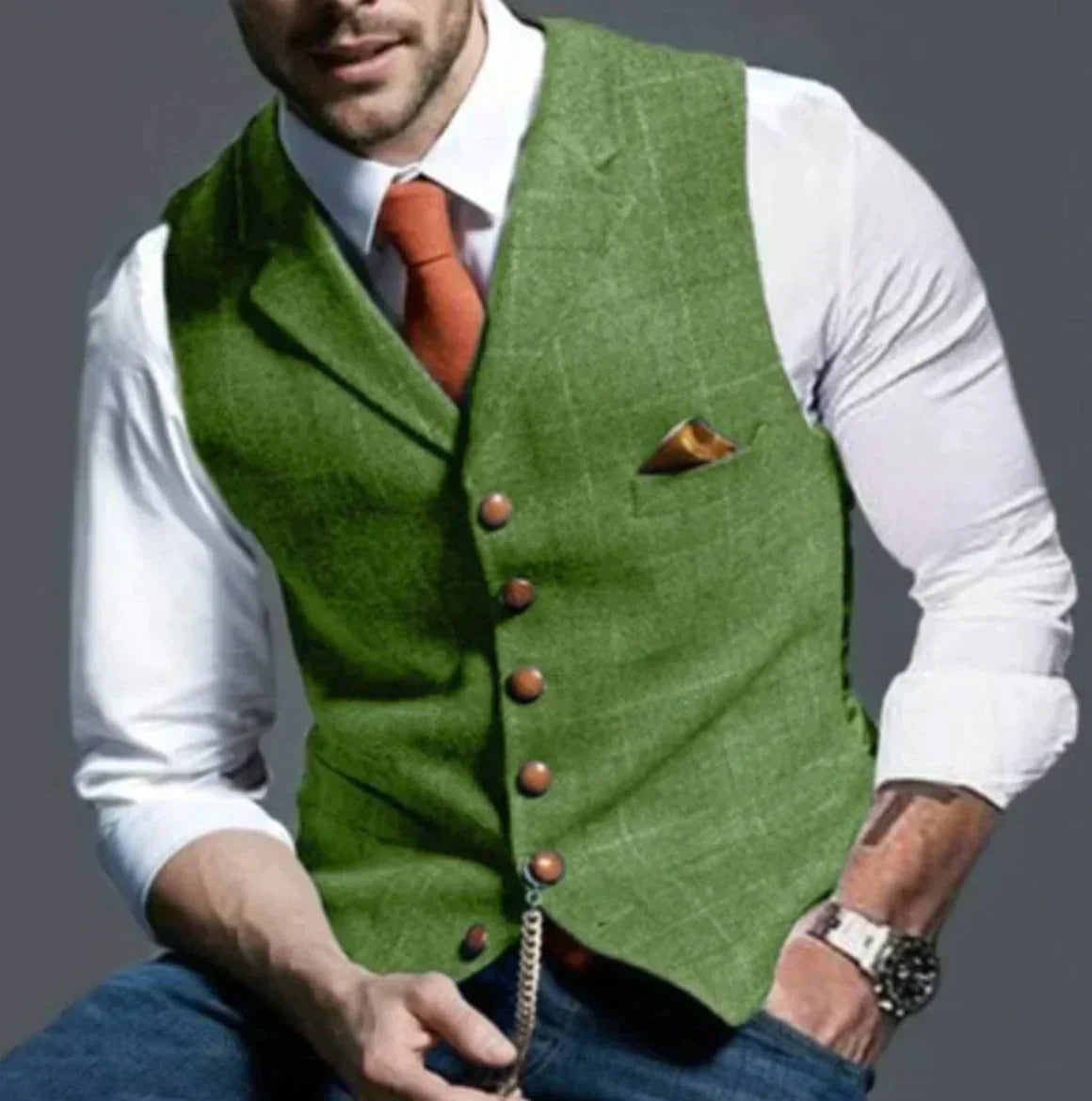 Elegante Herrenveste Modern Slim Fit