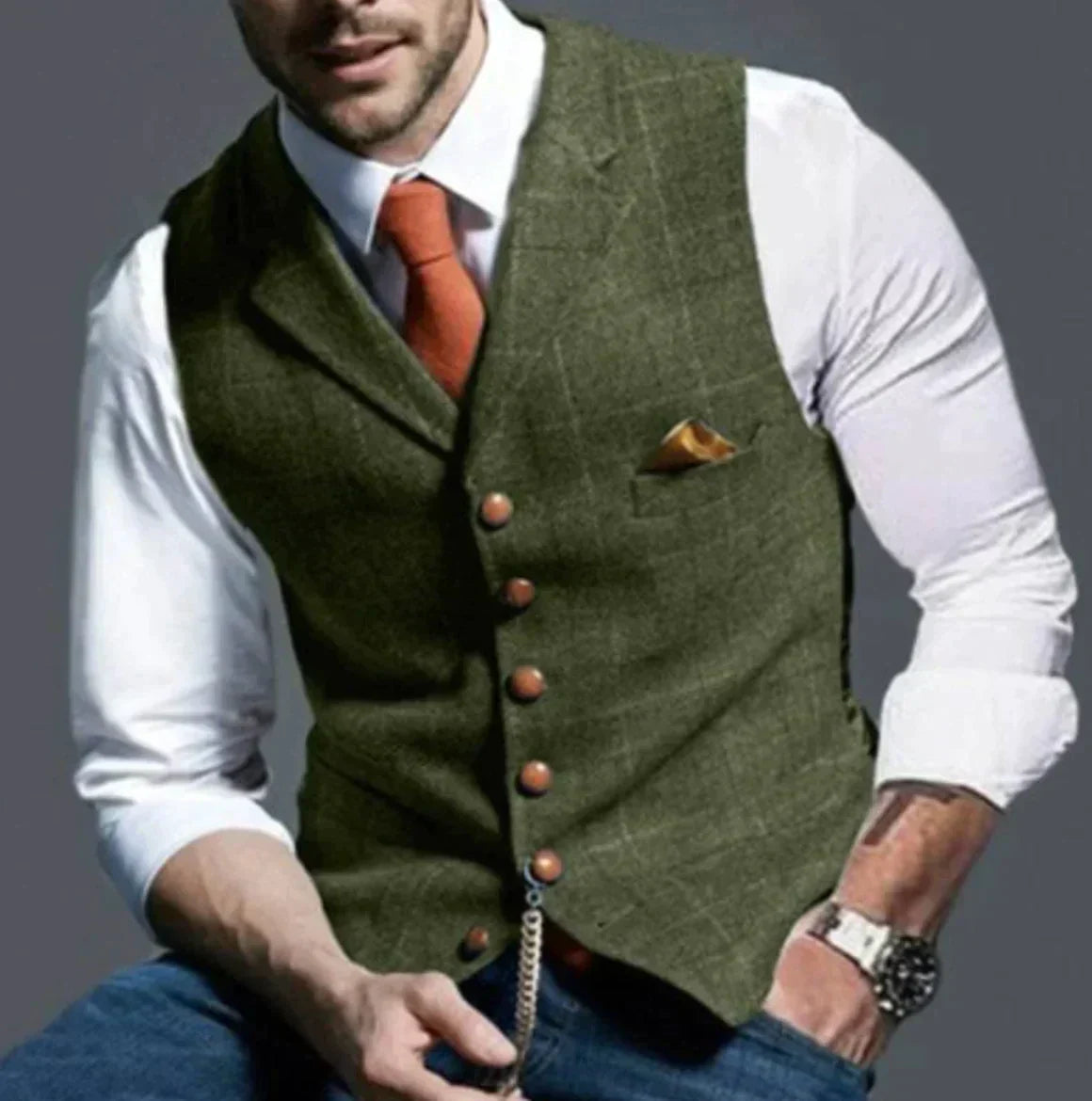 Elegante Herrenveste Modern Slim Fit