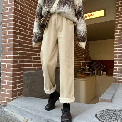 Bequeme Freizeithose Cord Cordhose Relax