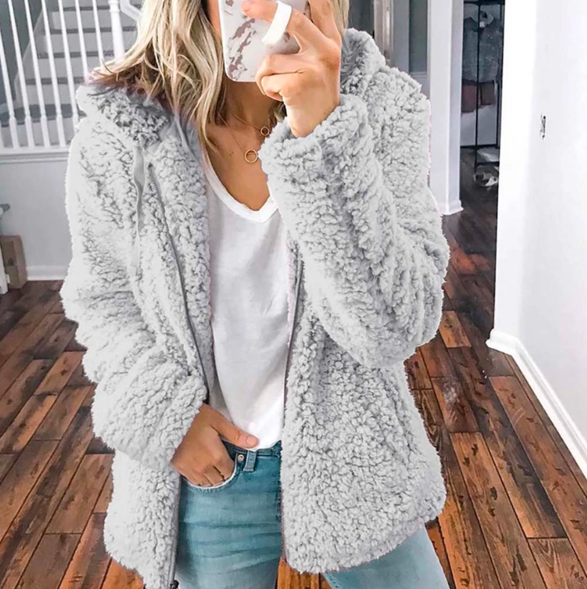 KARLA - Stylische Damenjacke Weich und Warm