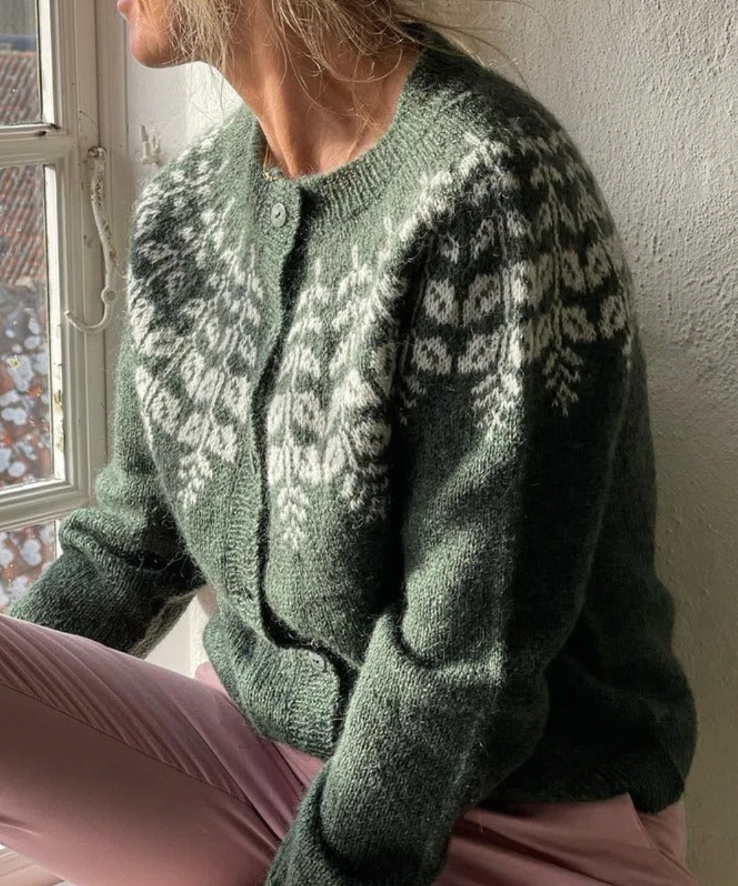 Kuschel Cardigan Weich Stricken Winter - IdealeKleiden