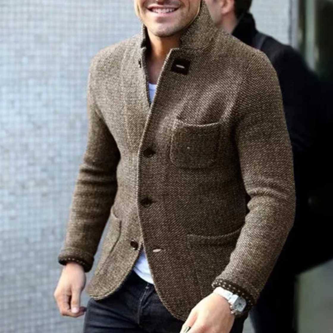 Herren Winterjacke Warm Stilvoll