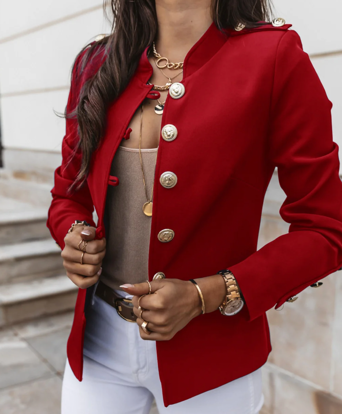 Herbstjacke Damen Stilvoll Modern