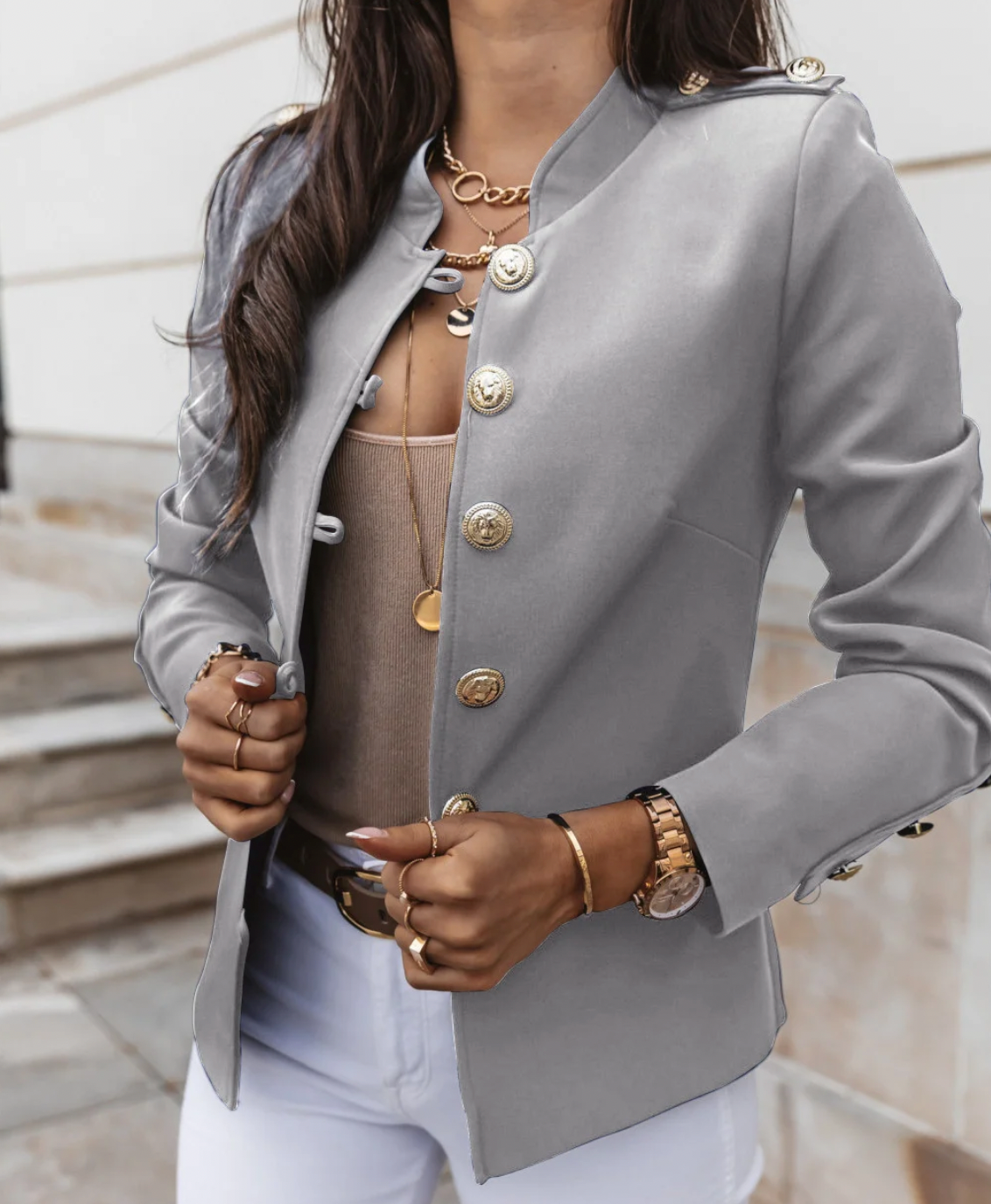 Herbstjacke Damen Stilvoll Modern