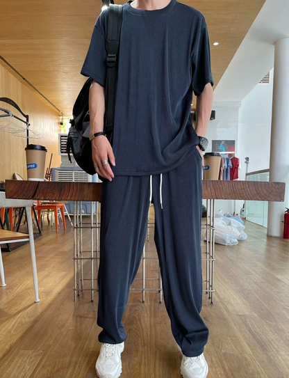 Modisches T-Shirt-Hose-Set Elegant
