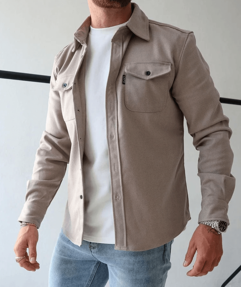 Stylisches Herrenhemd Modern Design - IdealeKleiden