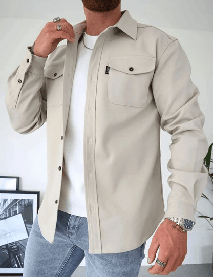 Stylisches Herrenhemd Modern Design