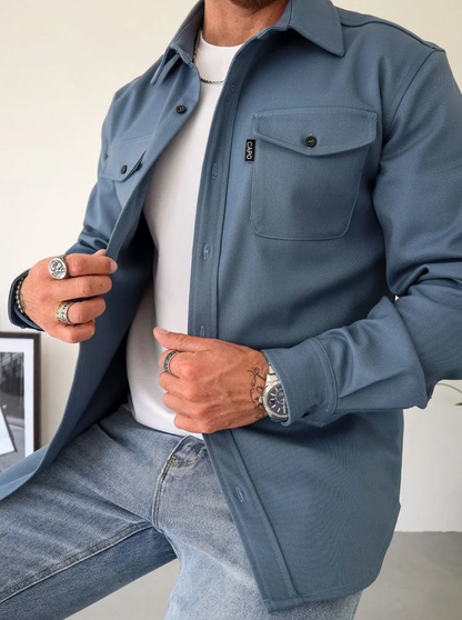 Herren Herbstjacke Stilvoll Wasserabweisend