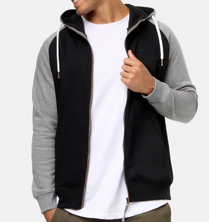 Stylische Herren Zipperjacke Warm - IdealeKleiden