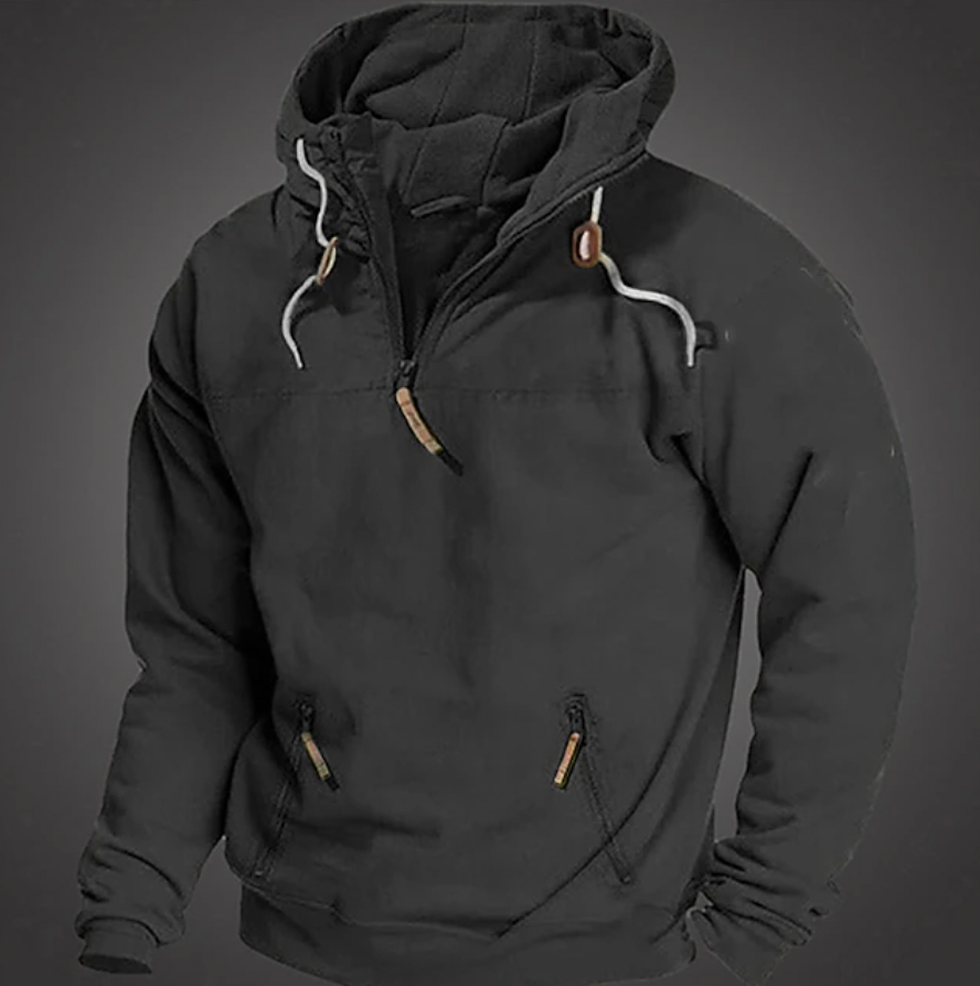 Herren Hoodie Warm Bequem mit Taschen