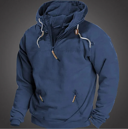 Herren Hoodie Sportlich Mit Kordelzugkapuze