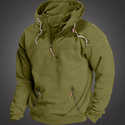 Herren Hoodie Sportlich Mit Kordelzugkapuze