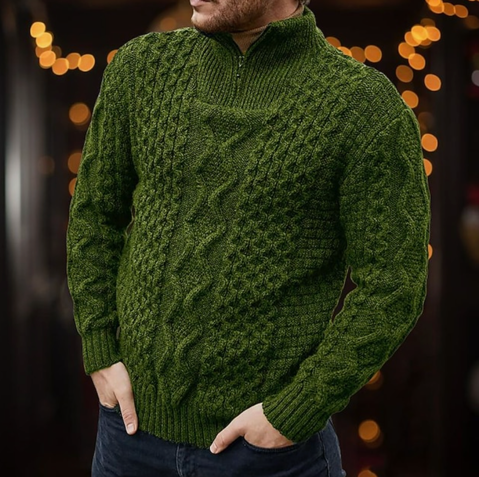 Bequemer Strickpullover für Herren