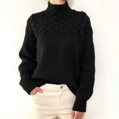 Strickpullover Damen Modern Langarm