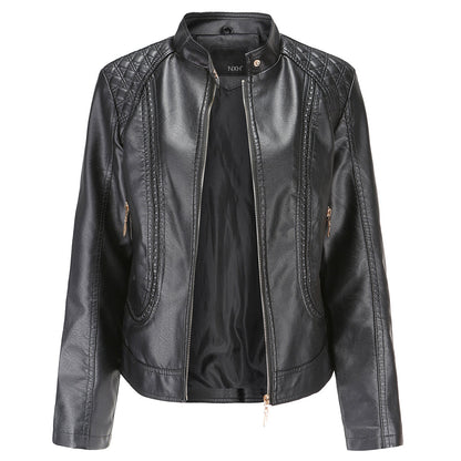 Lederjacke Herren Bikerjacke Herbst Stil
