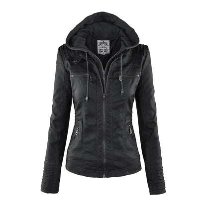 Stilvolle Lederjacke Motorrad Modern