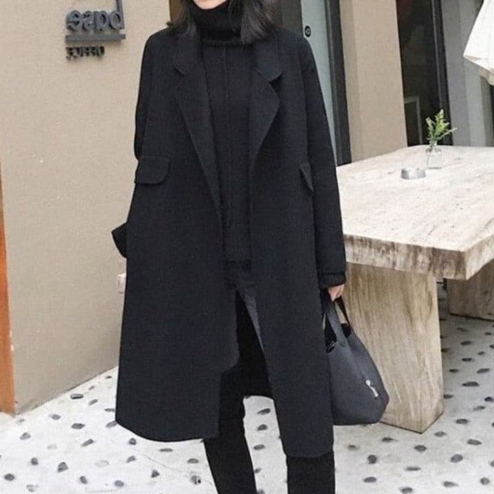 Eleganter Damenmantel Moderner Winterlook