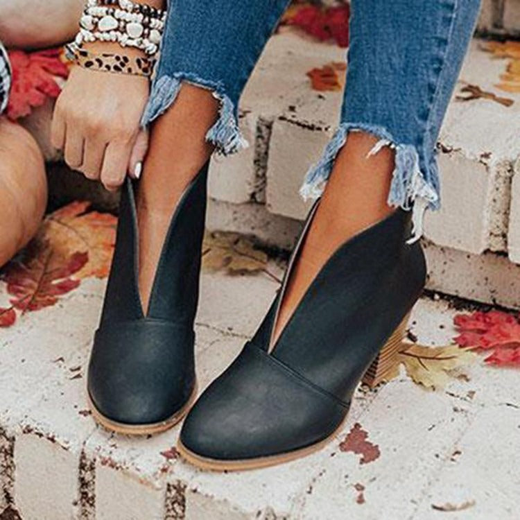 Stilvolle Ankle Boots Damen - Schlank & Elegant Spitze