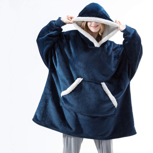 Kuschel-Kapuzenpullover Weich & Warm Polyester